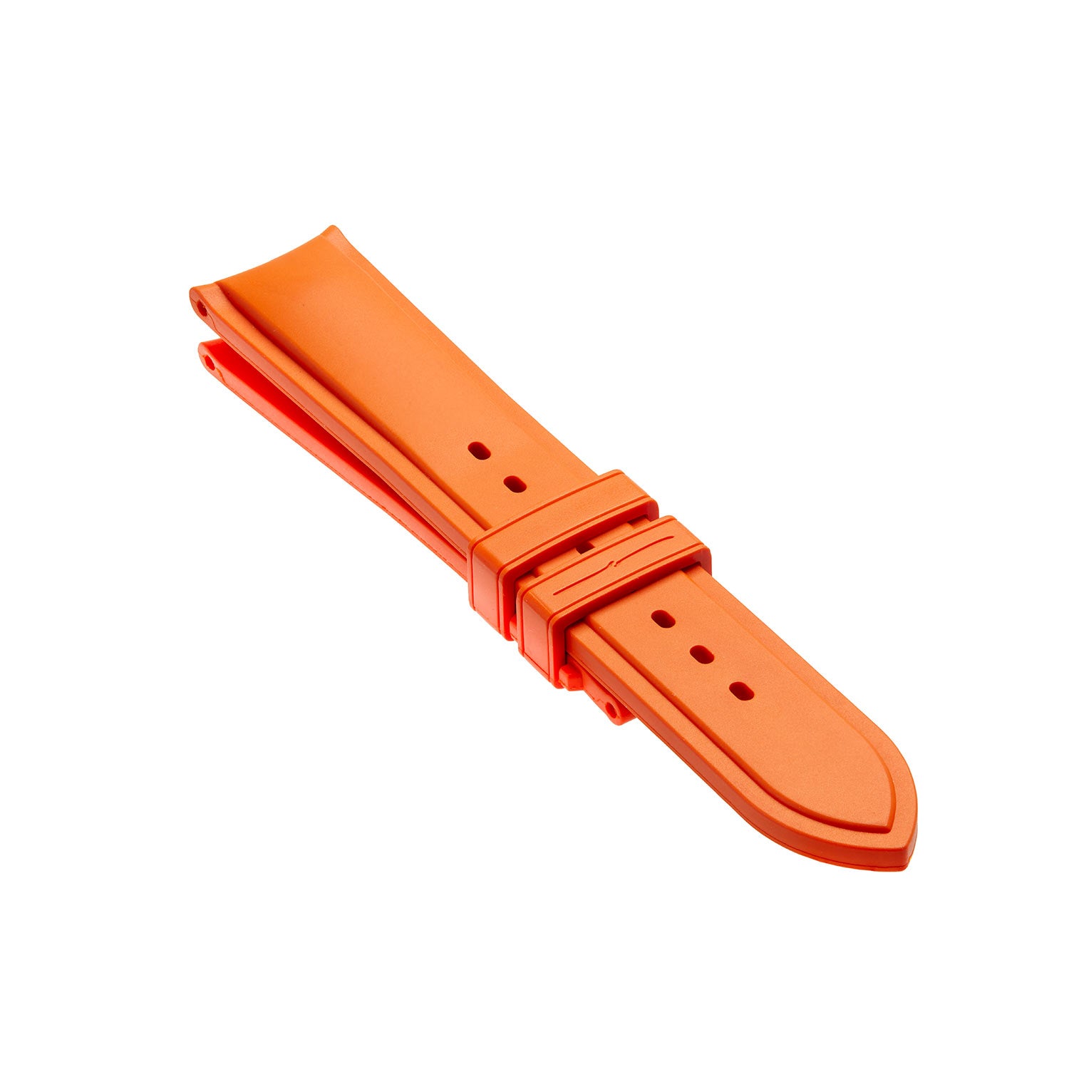 3R_164_1047_R Rubber Strap - Temple Island - Orange - Image 1