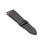 Vintage Leather Strap - Black - Side Stitch