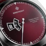 Terra Nova 40.5mm Jumping Hour Burgundy Bracelet - Image 5