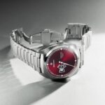 Terra Nova 40.5mm Jumping Hour Burgundy Bracelet - Image 7