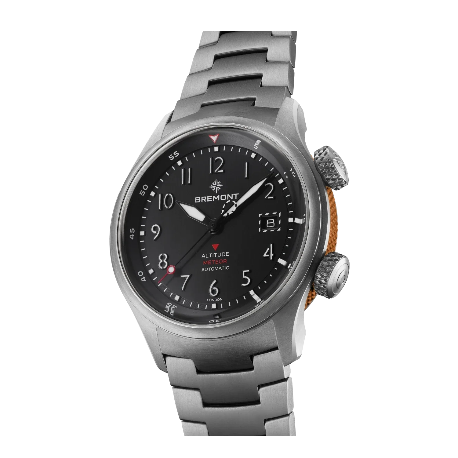 MBMeteorOrangeproductcarousel-BlackDialBracelet Altitude MB Meteor - Image 1